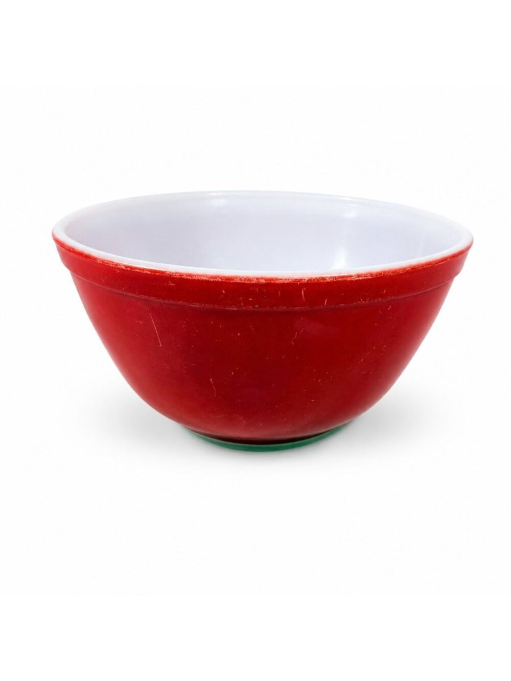 Nesting Mixing Bowl Pyrex Primary Colors Red 402 1.5 Qt Size USA. K79 Vintage Mi